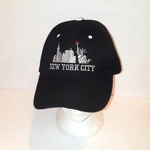 c RARE NEW YORK CITY NYC SKYLINE EMBROIDERED HAT